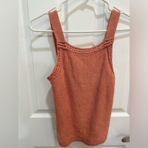 Banana Republic Factory sweater tank, XS, color rust